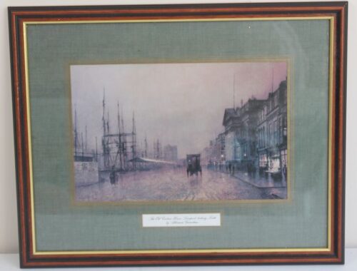 the old custom house liverpool looking north atkinson grimshaw paingitn print