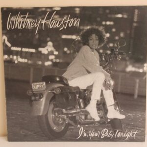 whitney houston im your baby tonight 33" vinyl album