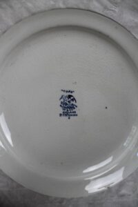back of Yuan Wood and Sons Plate