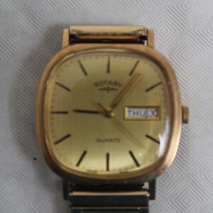 rotary gold watch quartz
