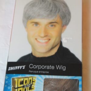 Corporate grey wig