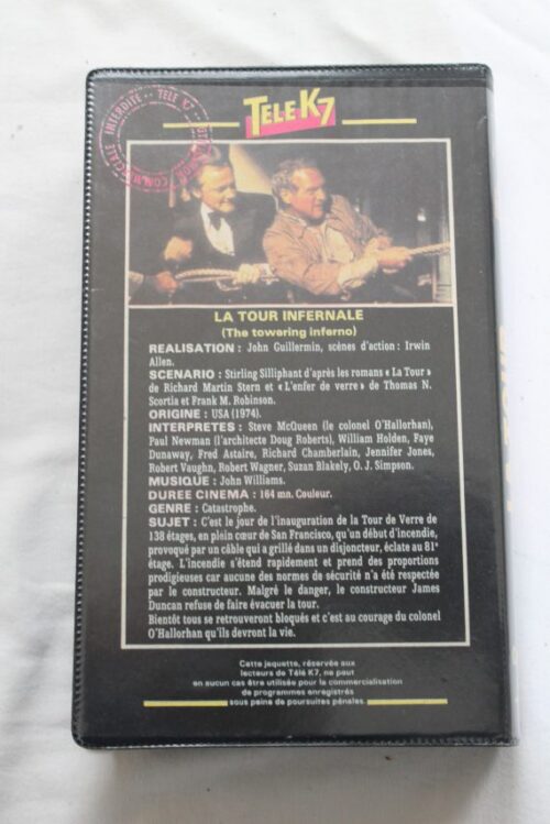 La tour infernale back cover