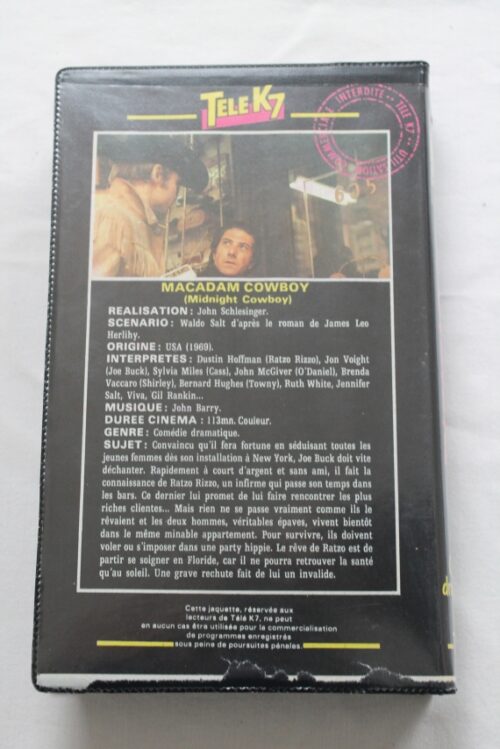 macadam cowboy film back cover