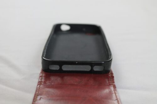 Red Leather IPhone Case