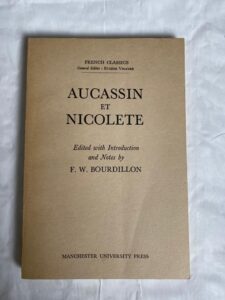 Aucassin et Nicolete French classic book frontpage