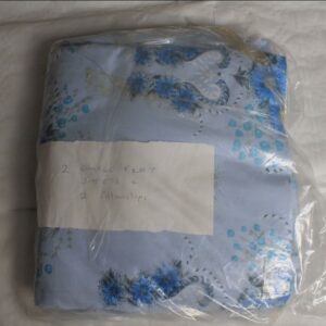 bedsheets blue flowers