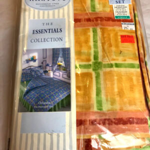 harvey's orange/yellow/green single duvet set