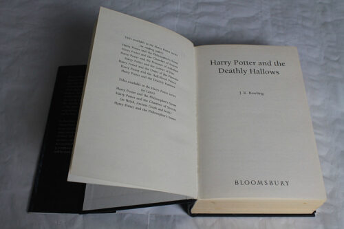 Harry potter and the deathly hallows jk rowling