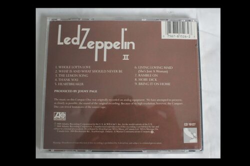 Led Zeppelin II back