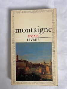 Montaigne essay livre 3