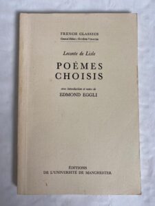 poemes choisis by eggli