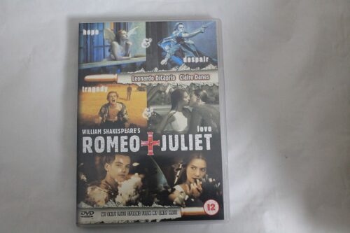 1996 Romeo and julier DVD starring Leonardo DiCaprio and Claire Danes