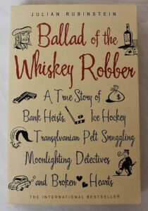 picture of the cover of the book ballad of the whiskey robber