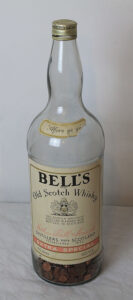 bells scotch whisky bottle