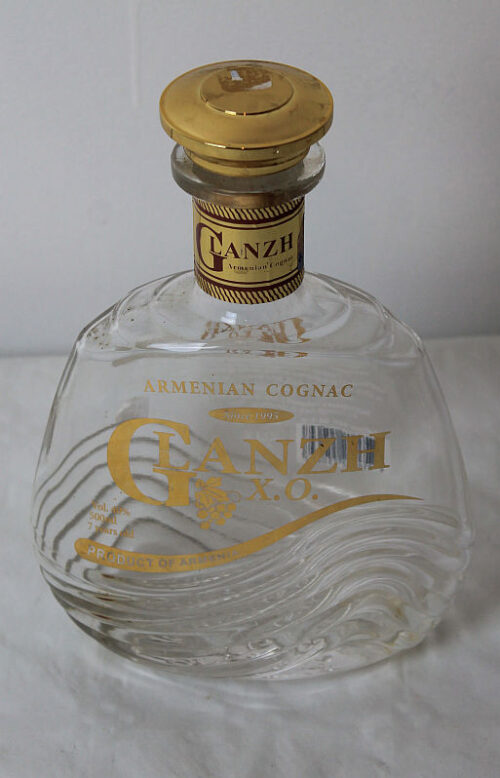 cognac decanter glanzh xo armenia