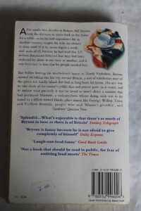 Picture of the back of Notes from a Small Island by Bill Bryson.