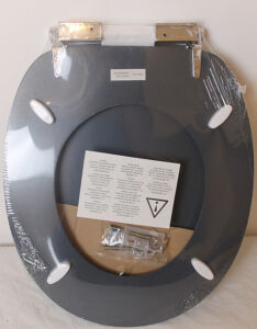 grey toilet seat brand new