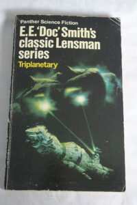 Picture of the front cover of the book Triplanetary